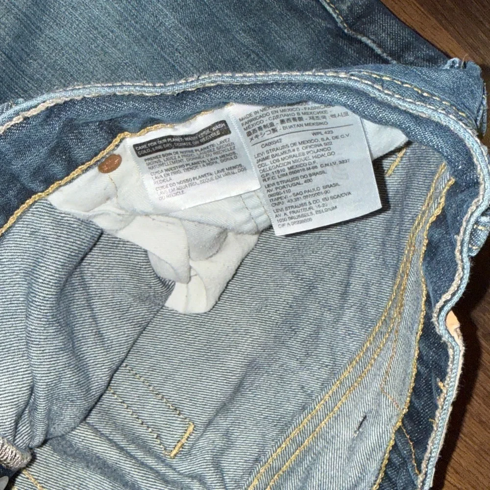 Levi's Blue 501 Jeans Sz 38x32